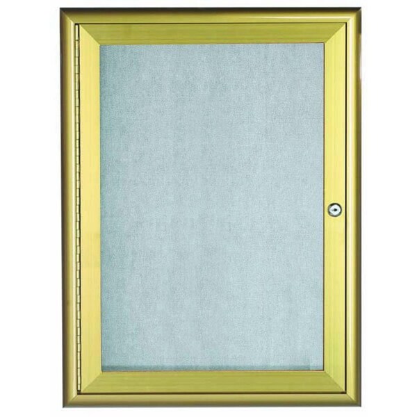 Indoor/Outdoor Waterfall Series Bulletin Board Gold 36"x24"